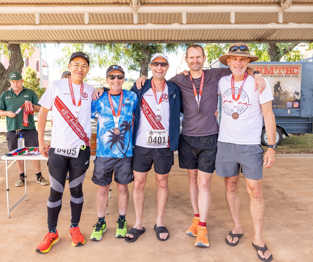 Men 2nd Place 2023 - Brisbane Road Runners Club ERNIES